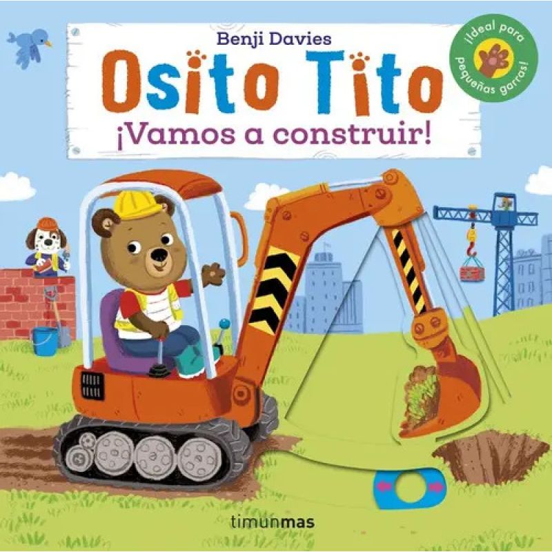 VAMOS A CONSTRUIR! - OSITO TITO - CARTONE (Nuevo)