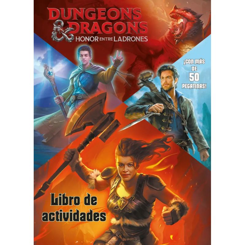 HONOR ENTRE LADRONES - DUNGEONS &amp; DRAGONS - LIBRO DE ACTIVIDADES + 50 STICKERS (Nuevo)