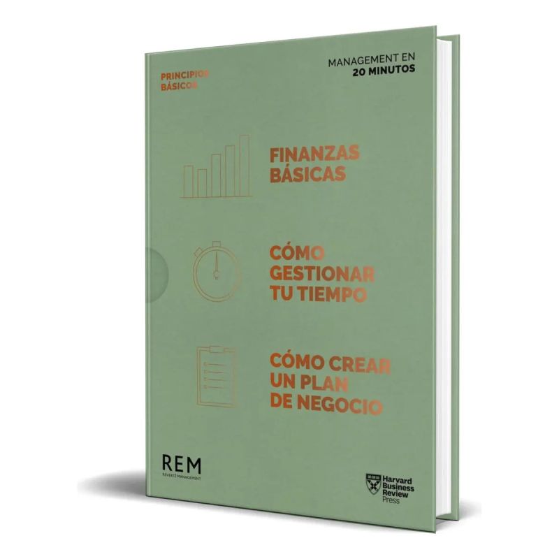 PRINCIPIOS BASICOS - MANAGEMENT EN 20 MINUTOS HBR - ESTUCHE 3 LIBROS (Nuevo)