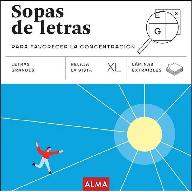 SOPAS DE LETRAS PARA FAVORECER LA CONCENTRACION (XL) (Nuevo)