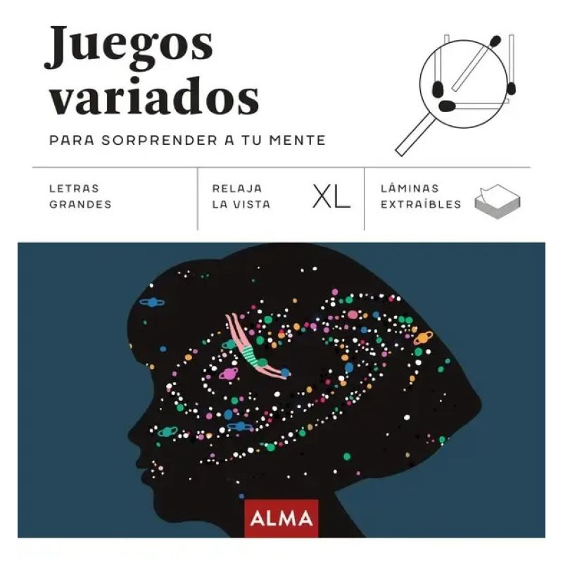 JUEGOS VARIADOS PARA SORPRENDER A TU MENTE - XL (Nuevo)