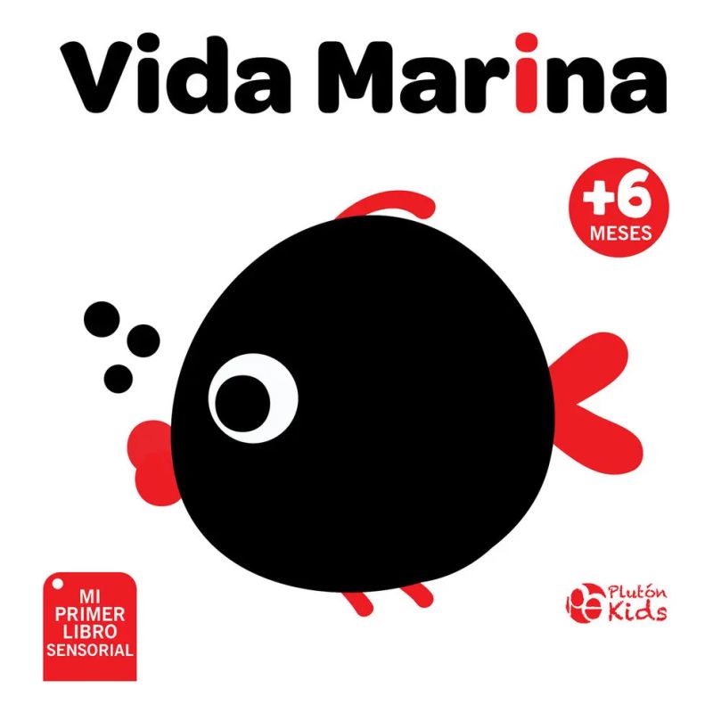VIDA MARINA - MI PRIMER LIBRO SENSORIAL - TELA (Nuevo)