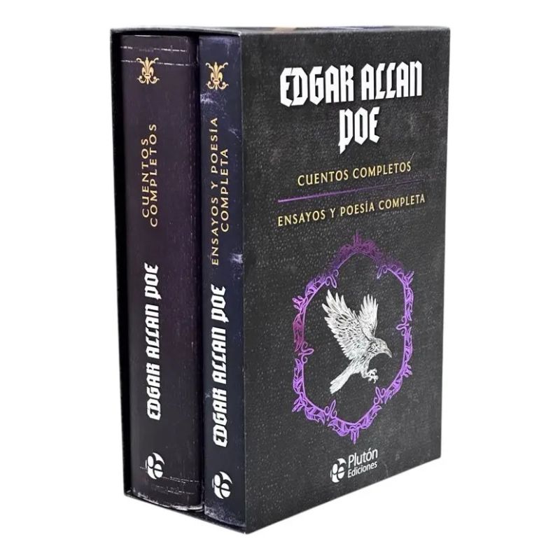 EDGAR ALLAN POE PACK - CUENTOS COMPLETOS, ENSAYOS Y POESIA COMPLETA - 2 TOMOS (Nuevo)