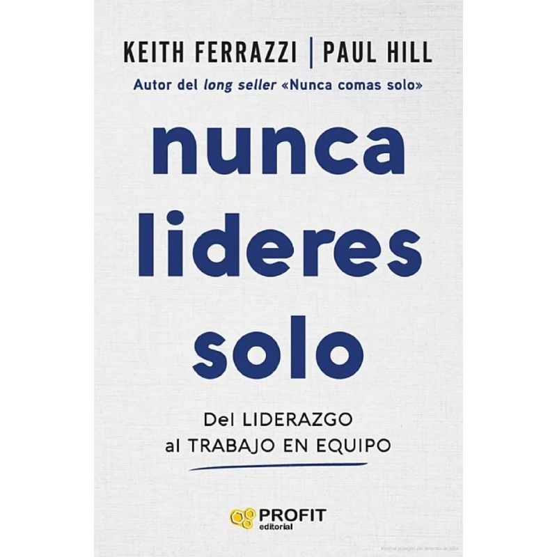 NUNCA LIDERES SOLO (Nuevo)