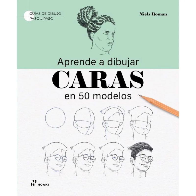 APRENDE A DIBUJAR CARAS EN 50 MODELOS - GUIAS DE DIBUJO PASO A PASO (Nuevo)