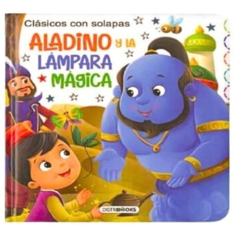 CLASICOS CON SOLAPAS - ALADINO Y LA LAMPARA (Nuevo)