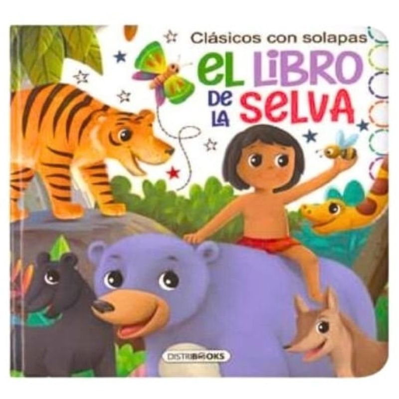 CLASICOS CON SOLAPAS - EL LIBRO DE LA SELVA (Nuevo)