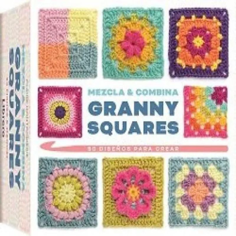 MEZCLA Y COMBINA GRANNY SQUARES (LIBRO + CARTAS) ESTUCHE (Nuevo)