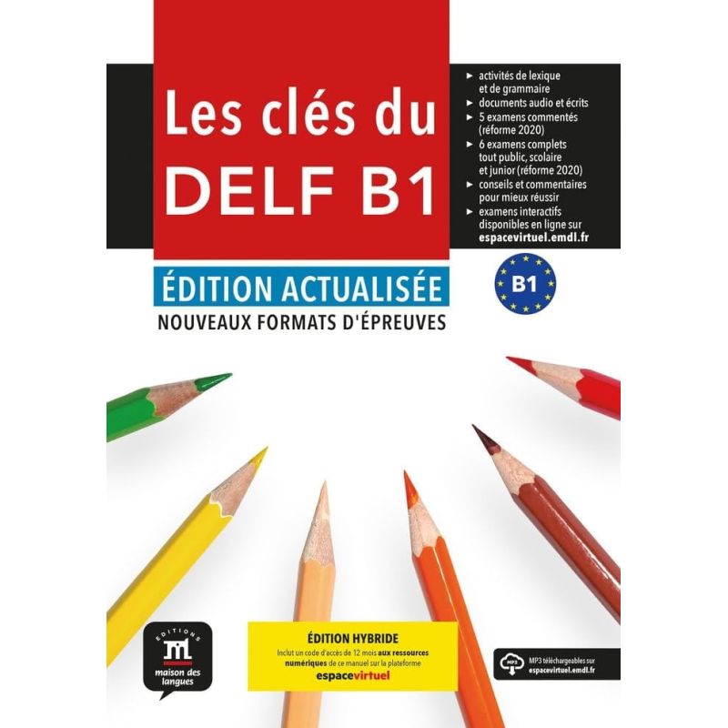 CLES DU DELF B1, LES - LIVRE + DIGITAL (Nuevo)