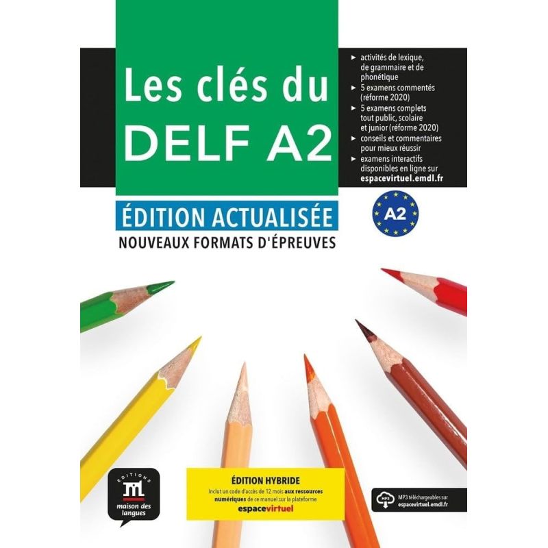 CLES DU DELF A2, LES - LIVRE + DIGITAL (Nuevo)
