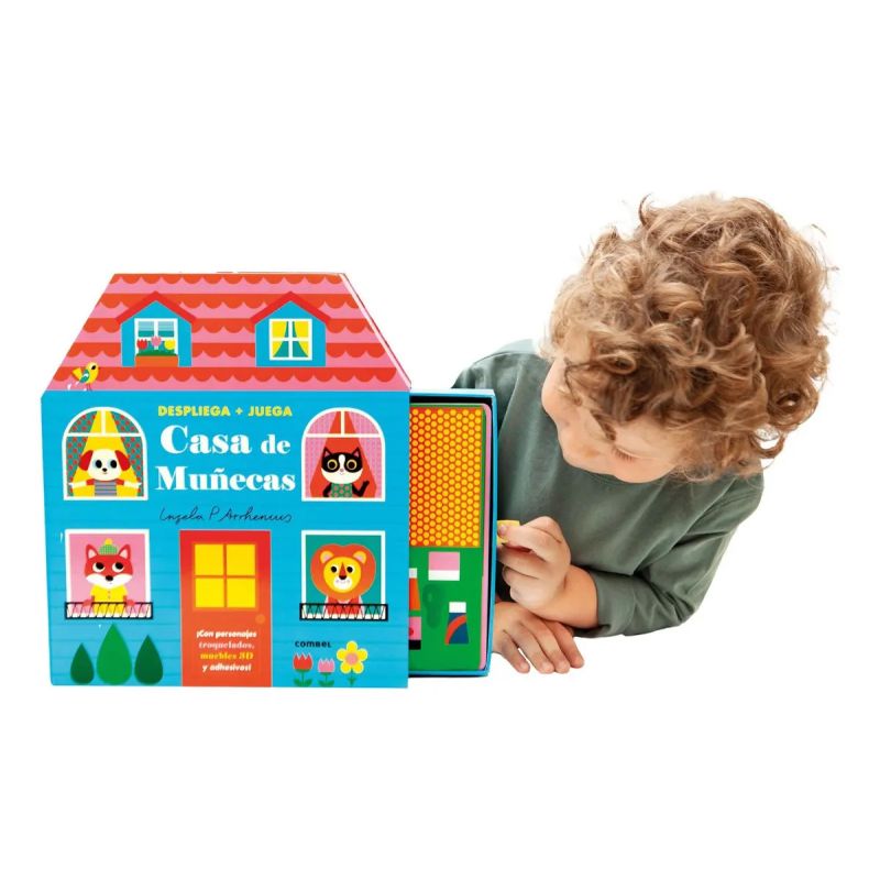 CASA DE MUÑECAS - DESPLIEGA + JUEGA - CARTONE (Nuevo) - Miniatura 2