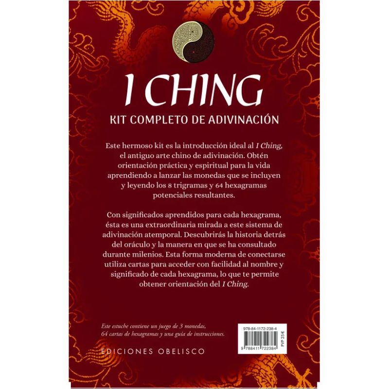 I CHING - KIT COMPLETO DE ADIVINACION + CARTAS (Nuevo) - Miniatura 2