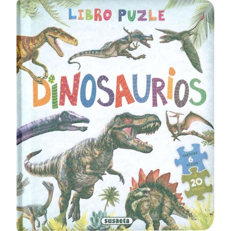 DINOSAURIOS - LIBRO PUZLE - CARTONE (Nuevo)