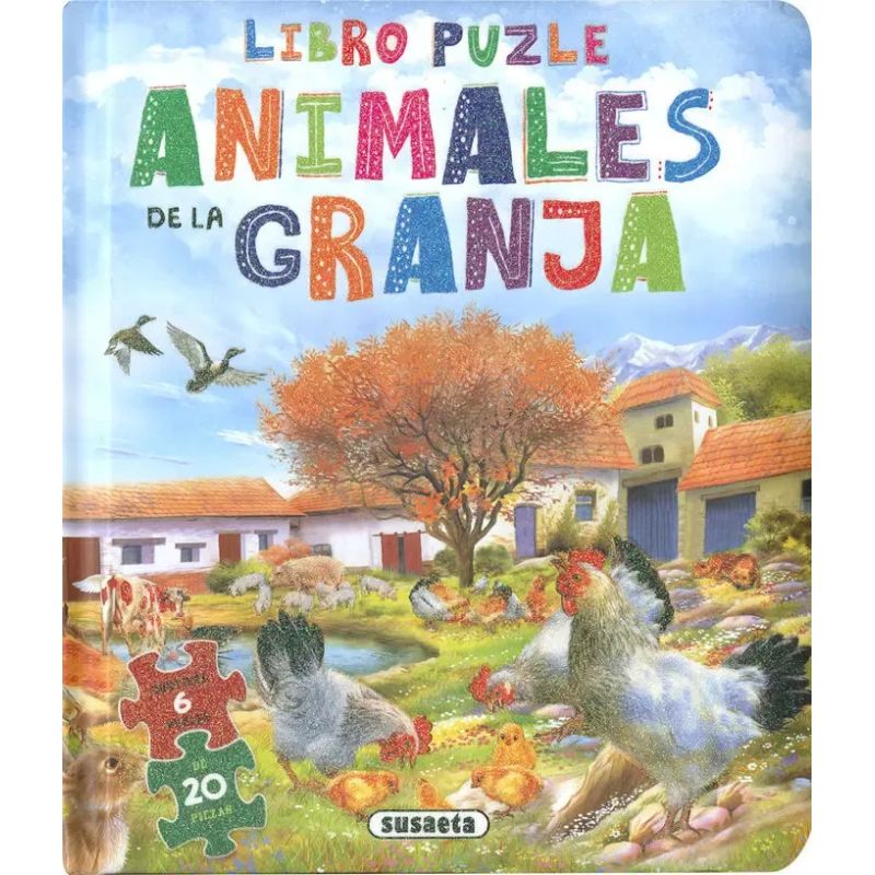 ANIMALES DE LA GRANJA - LIBRO PUZLE - CARTONE (Nuevo)