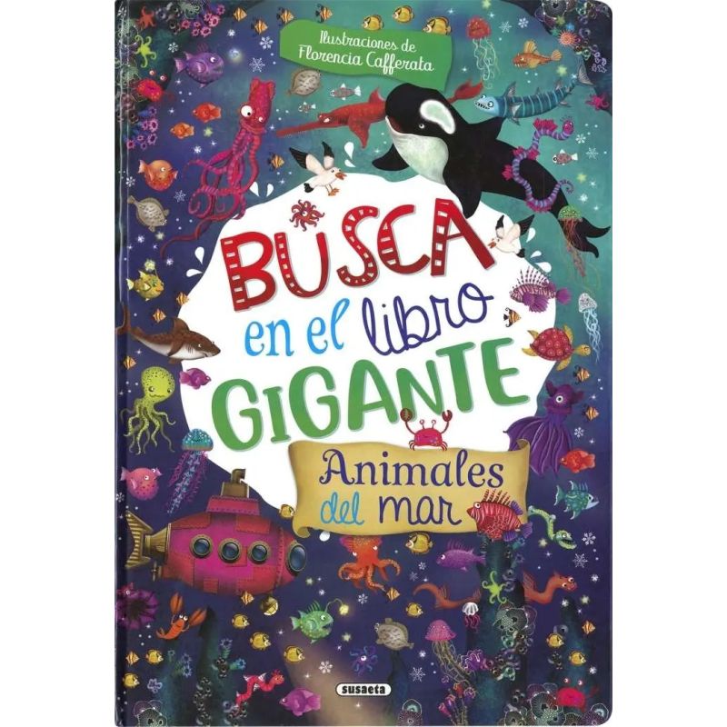 ANIMALES DEL MAR - BUSCA EN EL LIBRO GIGANTE - TD (Nuevo)