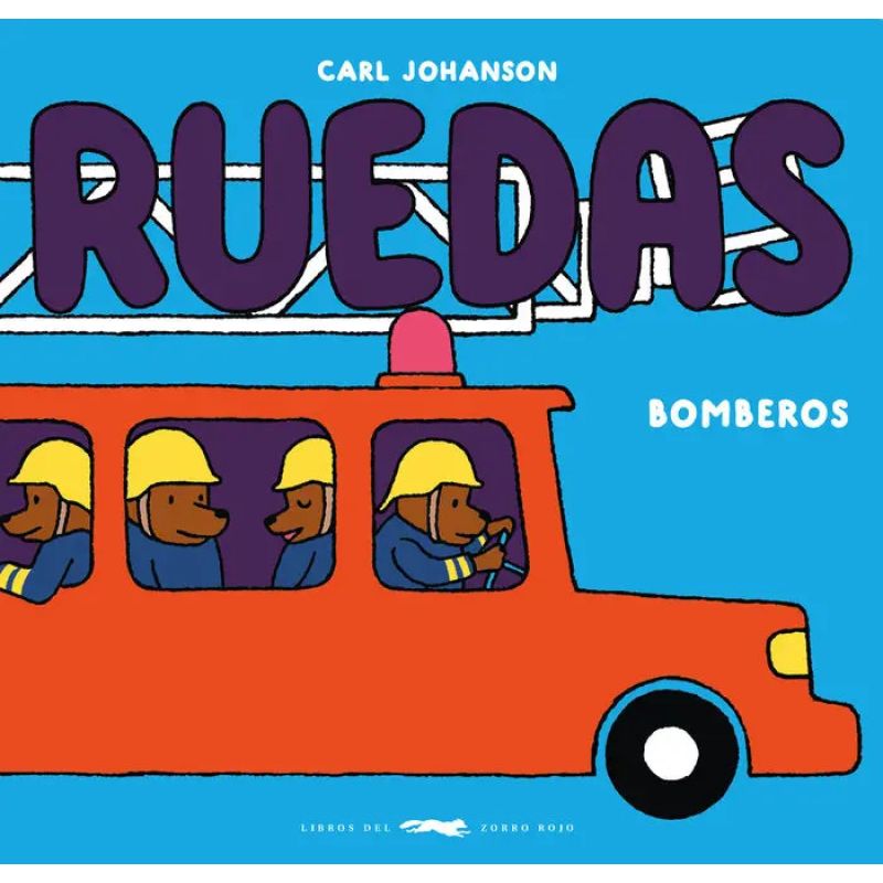 BOMBEROS - RUEDAS - CARTONE (Nuevo)