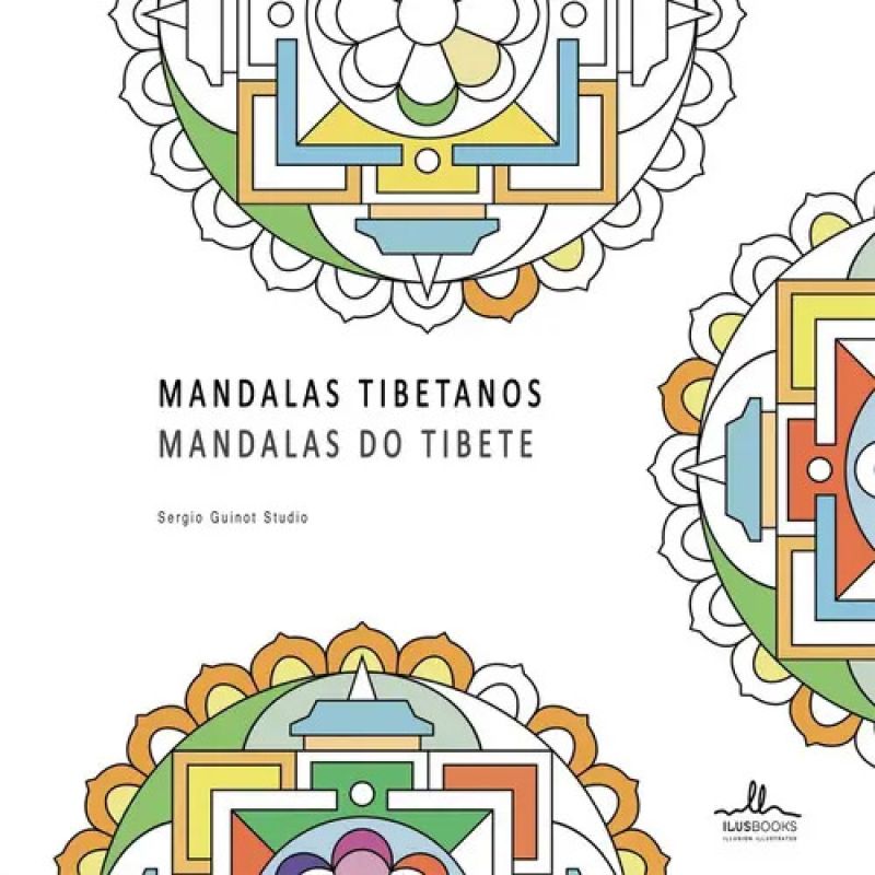 MANDALAS TIBETANOS - MANDALAS DO TIBETE - ARTE TERAPIA (Nuevo)
