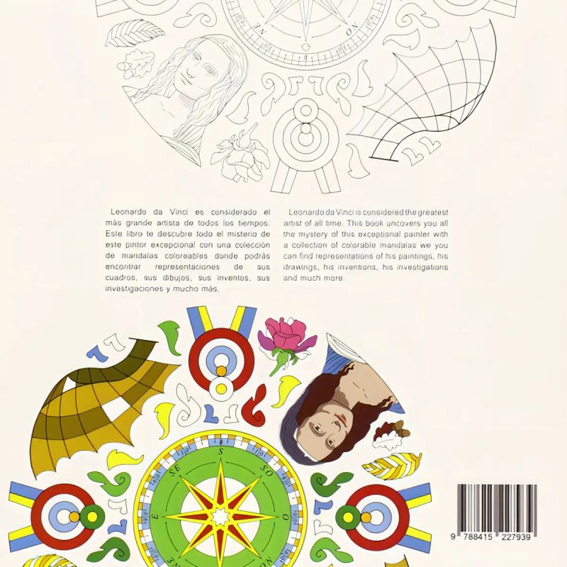 MANDALAS PARA RELAJARSE PINTANDO CON LEONARDO DA VINCI (Nuevo) - Miniatura 2