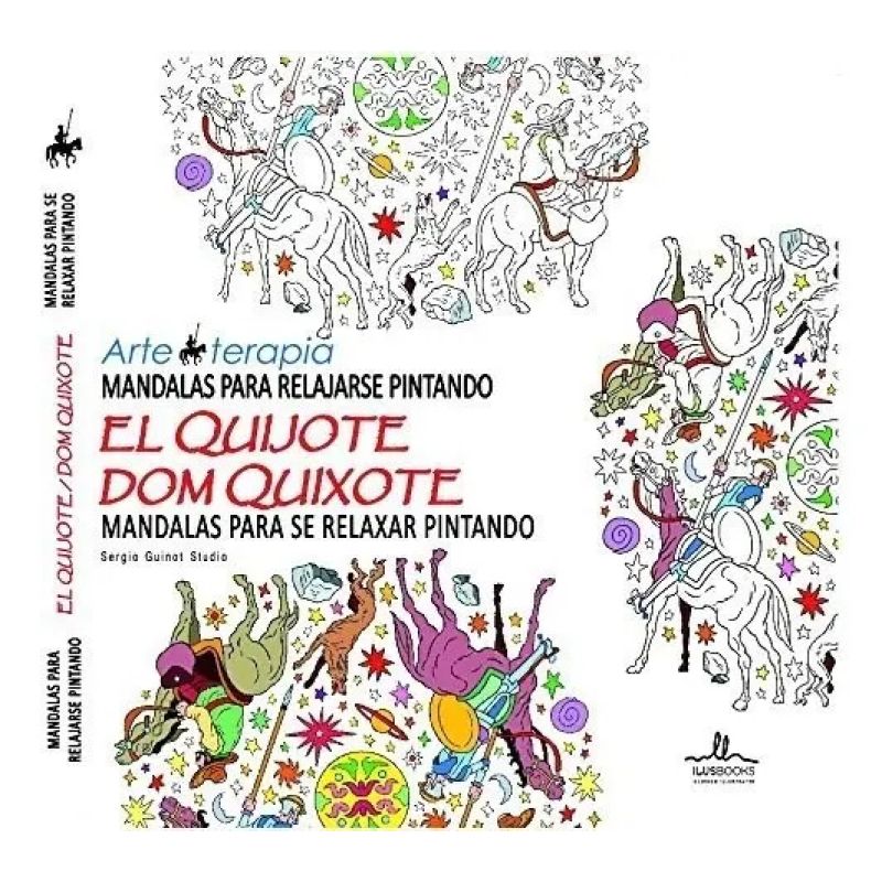 MANDALAS PARA RELAJARSE PINTANDO EL QUIJOTE - MANDALAS PARA SE RELAXAR PINTANDO DOM QUIXOTE (Nuevo)