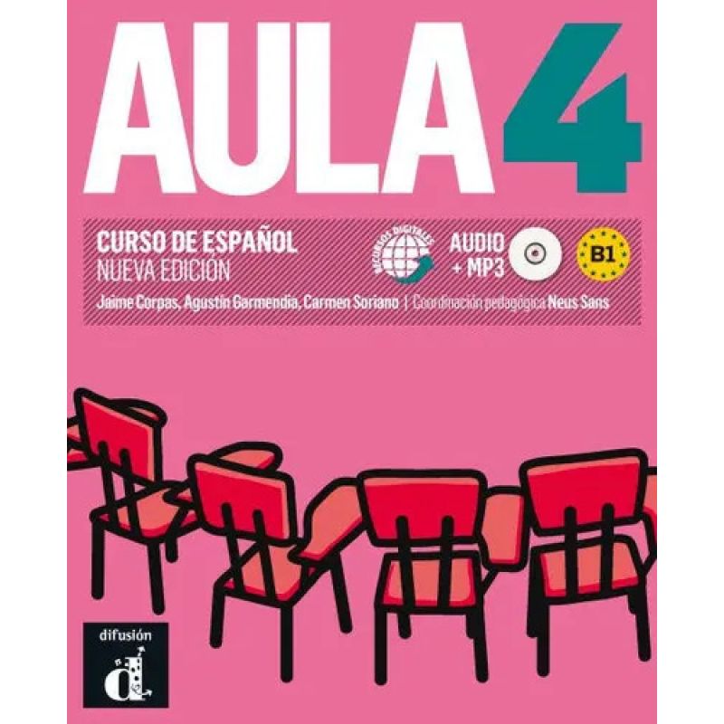 AULA 4 B1.2 N/ED.- LIBRO DEL ALUMNO + CD* (Nuevo)