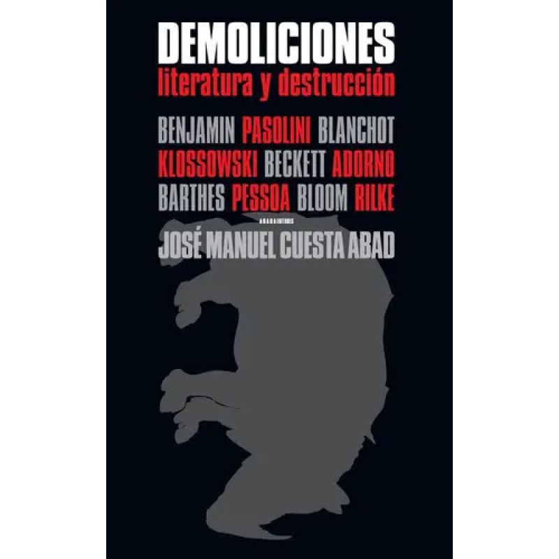 DEMOLICIONES - LITERATURA Y DESTRUCCION (Nuevo)