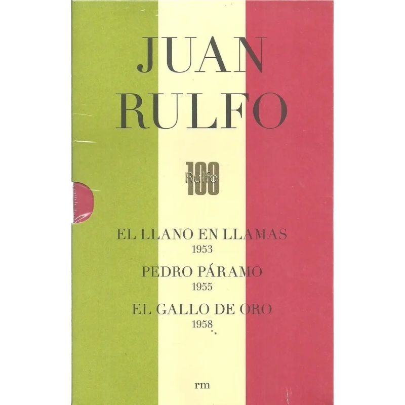 LLANO EN LLAMAS, EL / PEDRO PARAMO / GALLO DE ORO - ESTUCHE JUAN RULFO (Nuevo)
