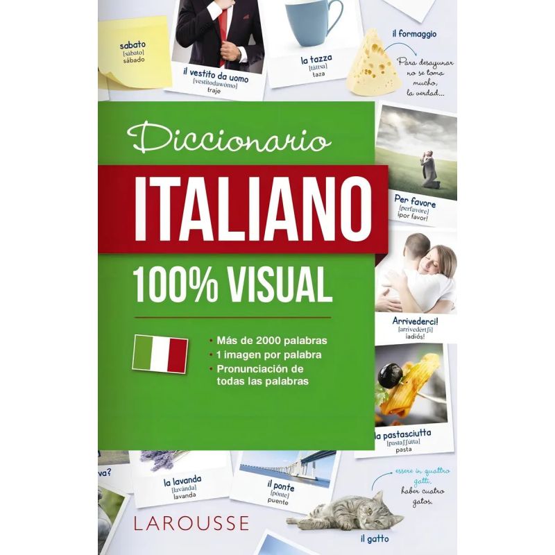 LAROUSSE DICC. ITALIANO 100 % VISUAL (Nuevo)