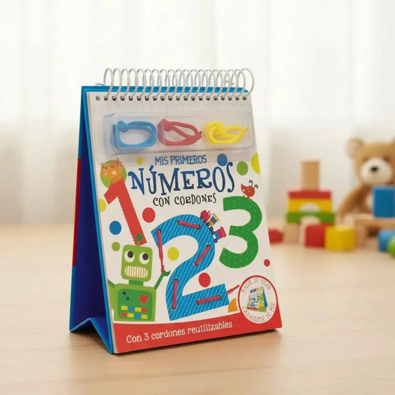 MIS PRIMEROS NUMEROS CON CORDONES (Nuevo) - Miniatura 3