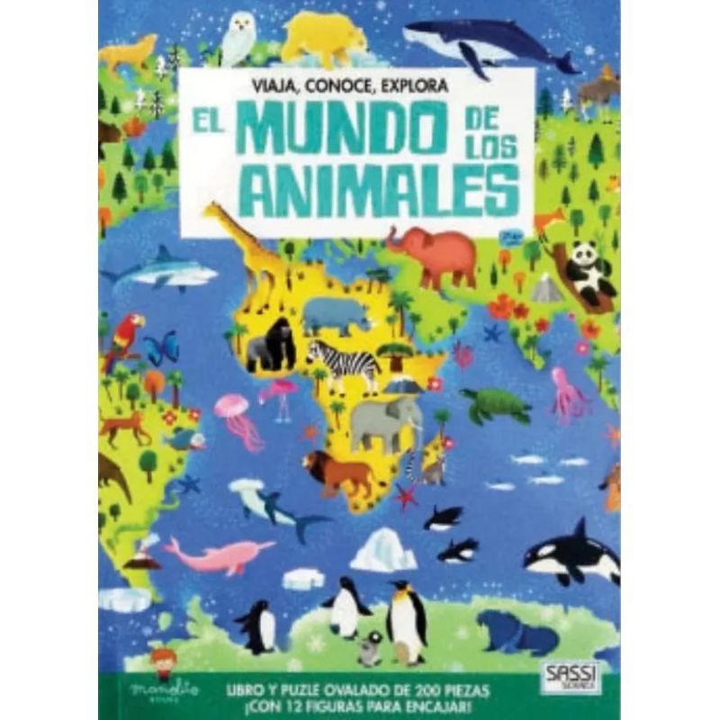 MUNDO DE LOS ANIMALES, EL - LIBRO + PUZZLE (Nuevo)