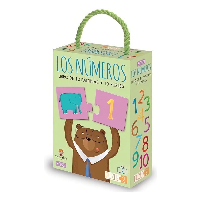 NUMEROS, LOS - LIBRO + 10 PUZZLES (Nuevo)