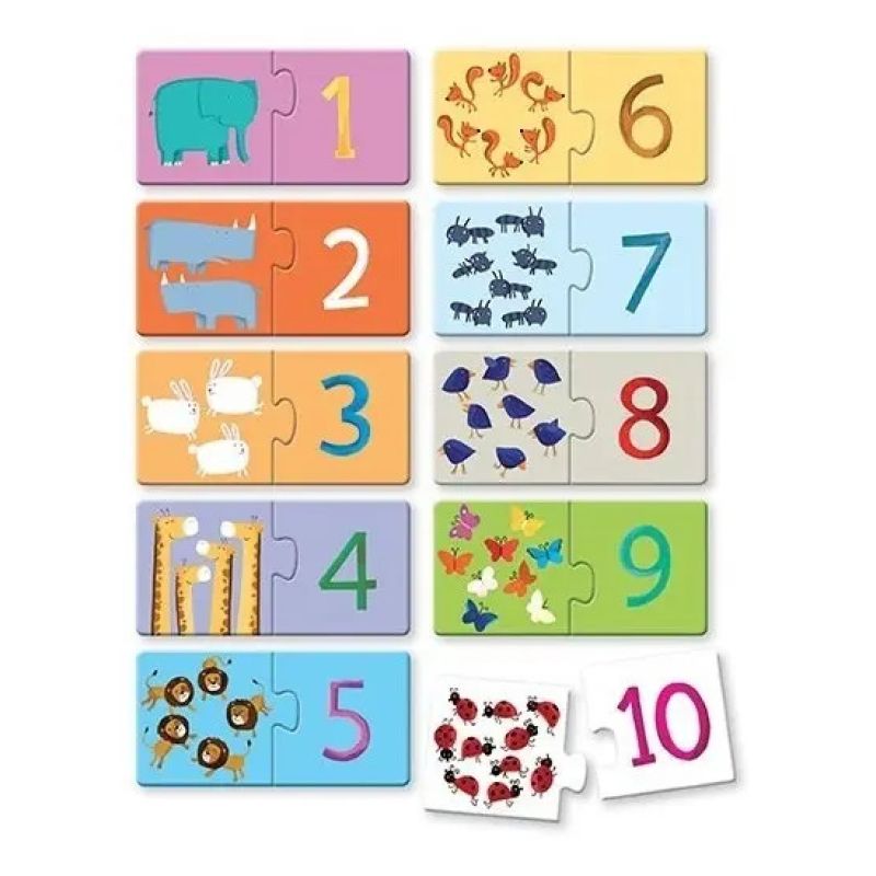 NUMEROS, LOS - LIBRO + 10 PUZZLES (Nuevo) - Miniatura 2