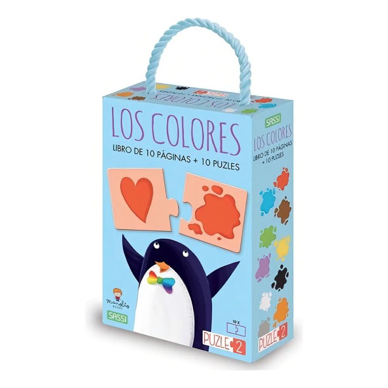 COLORES, LOS - LIBRO + 10 PUZZLES (Nuevo)