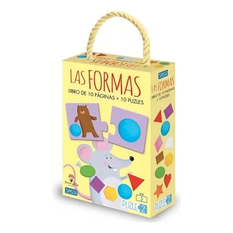 FORMAS, LAS - LIBRO + 10 PUZZLES (Nuevo)