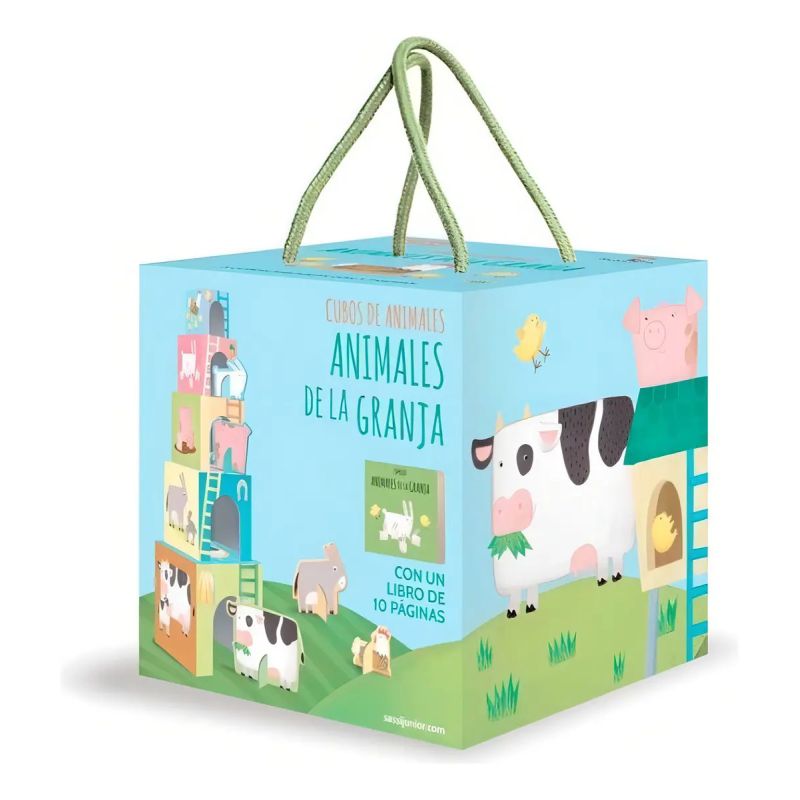 ANIMALES DE GRANJA - CUBOS DE ANIMALES (Nuevo)