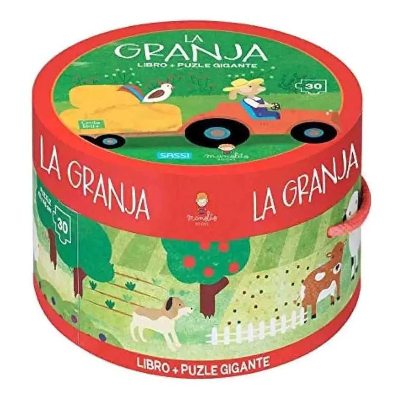 GRANJA, LA - LIBRO + PUZZLE GIGANTE (Nuevo) - Miniatura 2