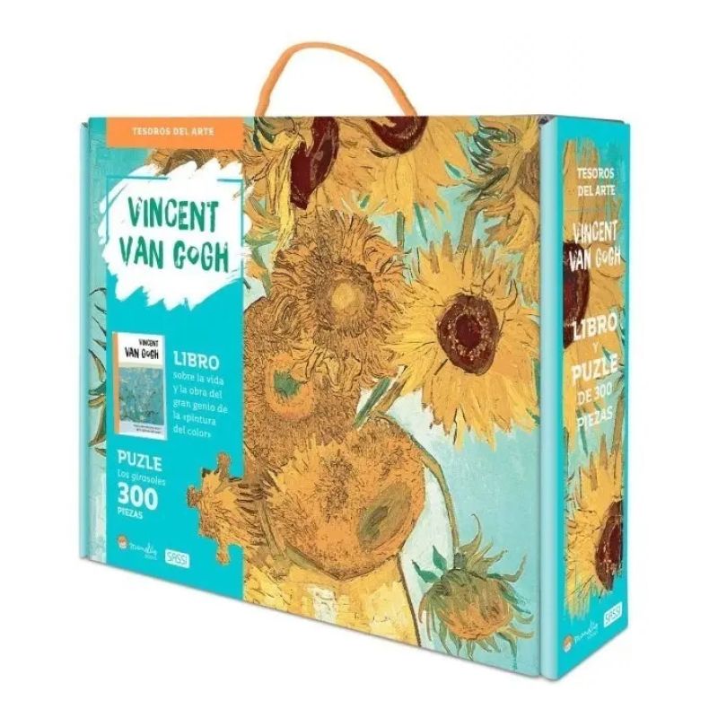 VICENT VAN GOGH - LOS GIRASOLES + PUZZLE DE 300 PIEZAS (Nuevo)