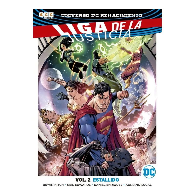 ESTALLIDO - LIGA DE LA JUSTICIA VOL. 2 - DC RENACIMIENTO (Nuevo)