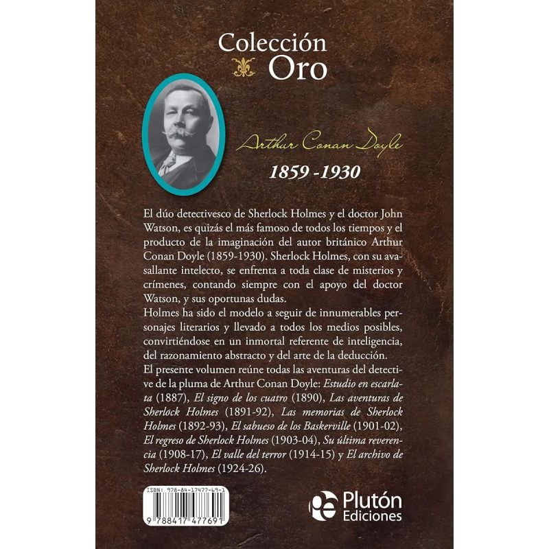 SHERLOCK HOLMES - OBRAS COMPLETAS - COLECCION ORO - TD (Nuevo) - Miniatura 5