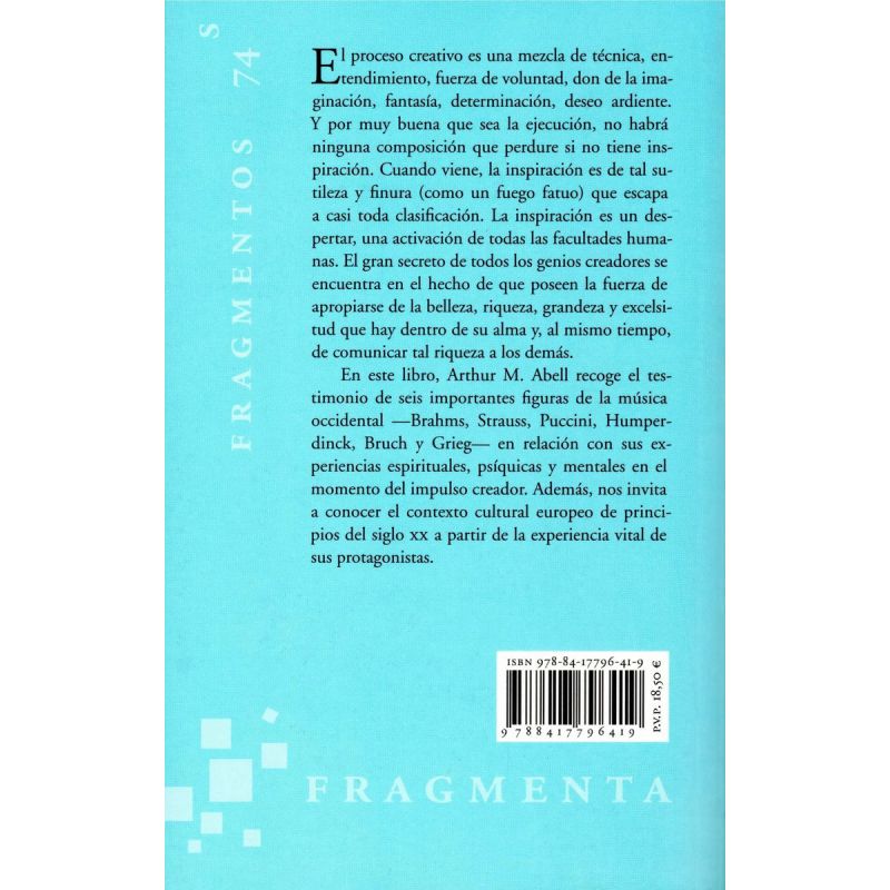 MUSICA E INSPIRACION - CONVERSACIONES CON BRAHMS, STRAUSS, PUCCINI, HUMPERDINCK, BRUCH Y GRIEG (Nuevo) - Miniatura 2