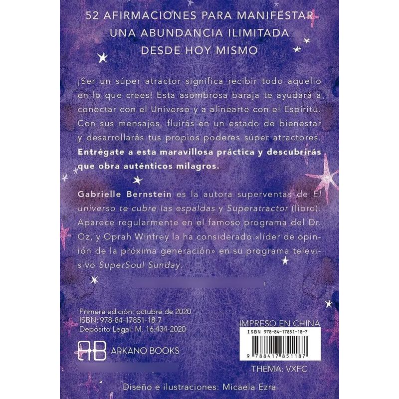 SUPER ATRACTOR - LIBRO Y 52 CARTAS ORACULO (Nuevo) - Miniatura 2
