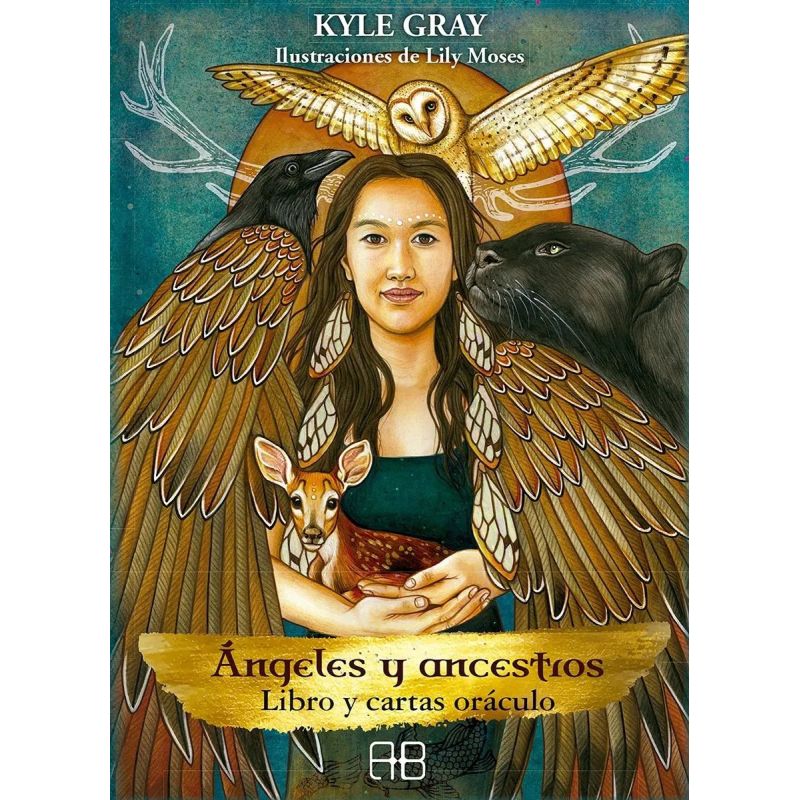 ANGELES Y ANCESTROS ORACULO - LIBRO + CARTAS (Nuevo)