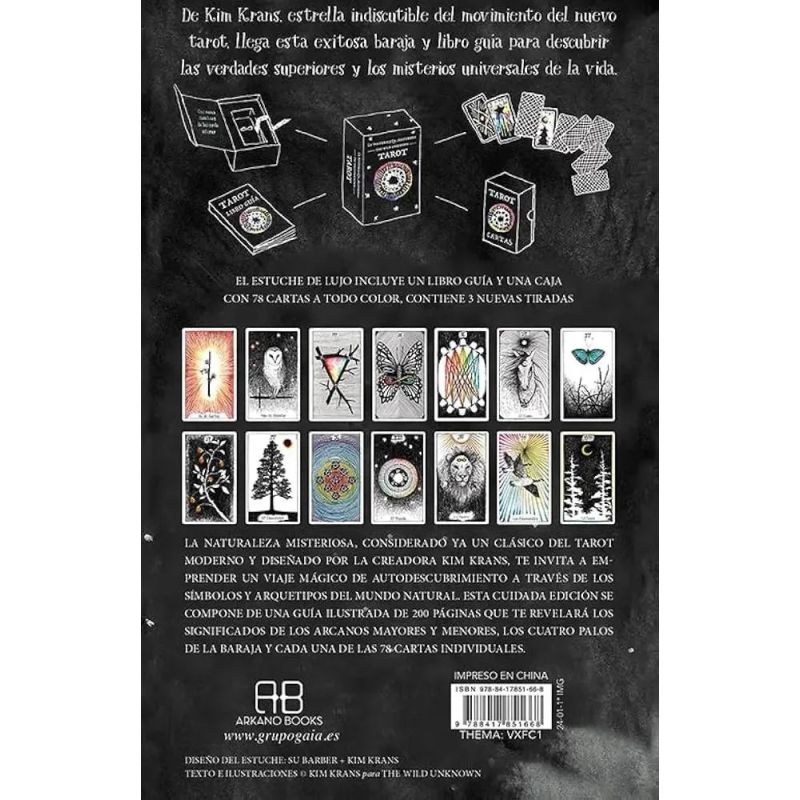 TAROT LA NATURALEZA MISTERIOSA - CARTAS + LIBRO GUIA (Nuevo) - Miniatura 2