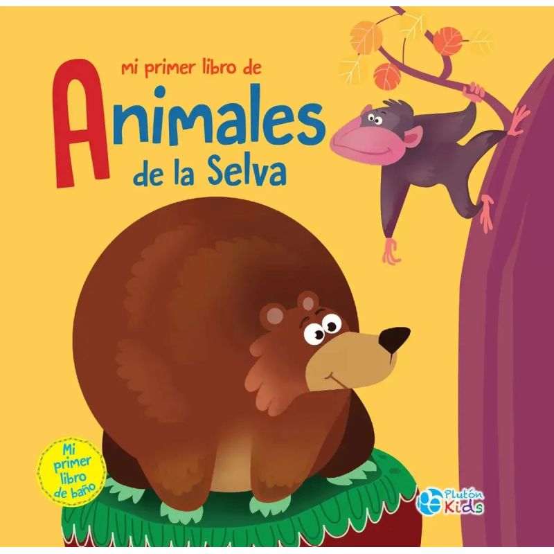 ANIMALES DE LA SELVA - LIBRO BAÑO (Nuevo)
