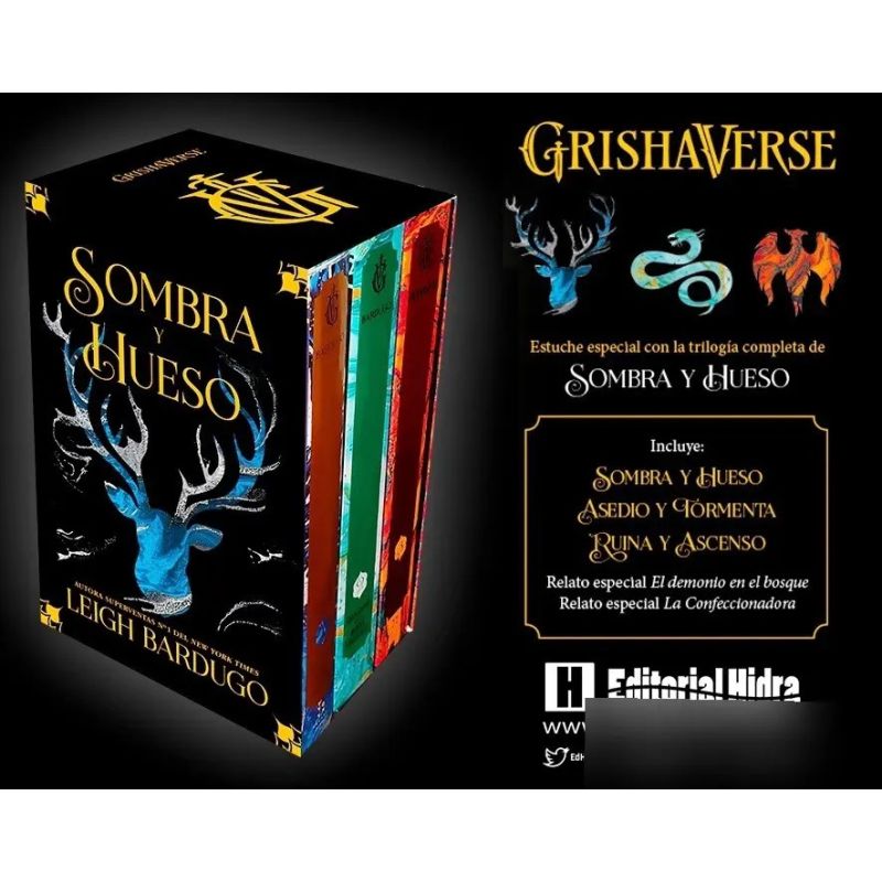 TRILOGIA SOMBRA Y HUESO - ESTUCHE ESPECIAL (Nuevo)