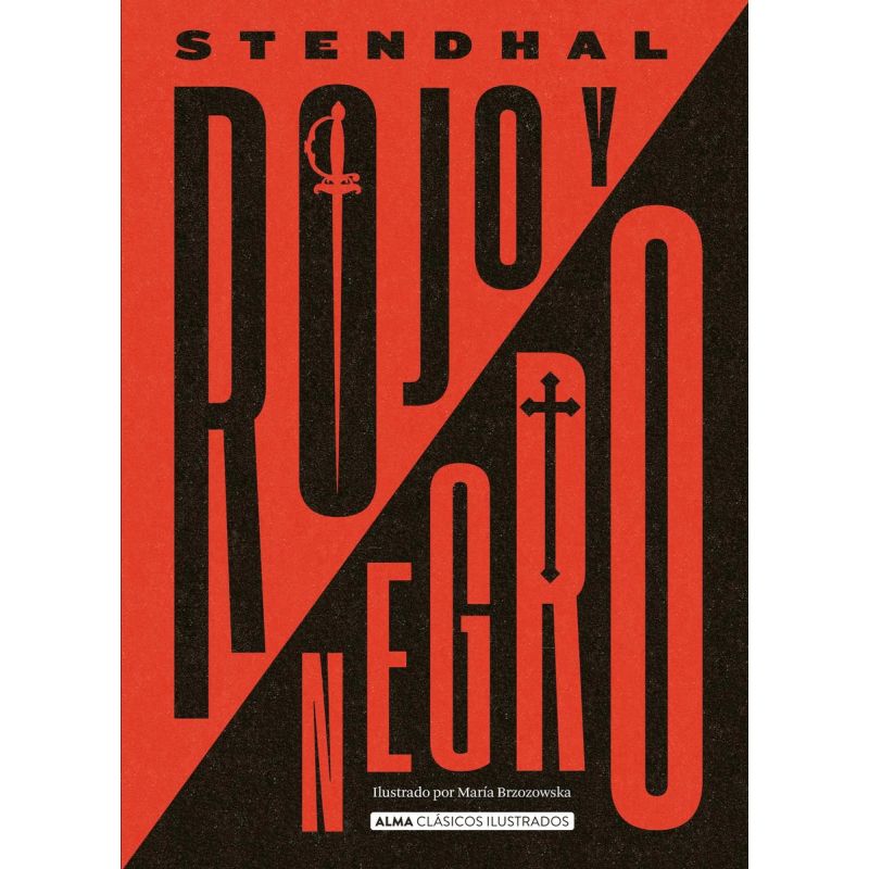 ROJO Y NEGRO - CLASICOS ILUSTRADOS (Nuevo)
