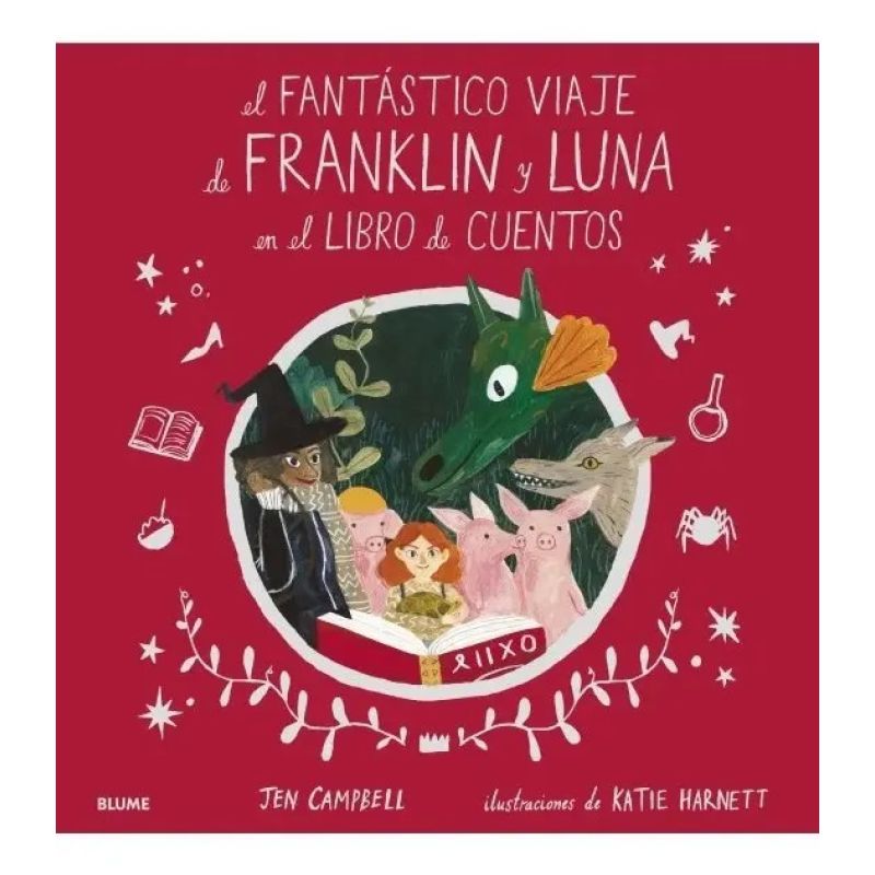 FANTASTICO VIAJE DE FRANKLIN Y LUNA EN EL LIBRO DE CUENTOS (TD) (Nuevo)