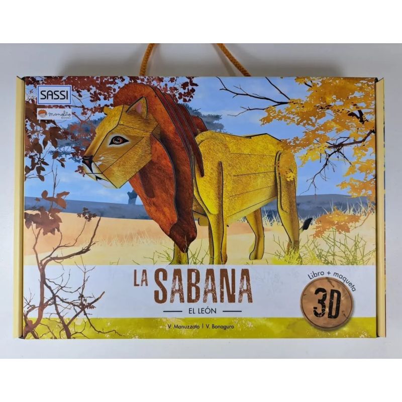 SABANA, LA - LIBRO + MAQUETA DE LEON 3D (Nuevo) - Miniatura 4