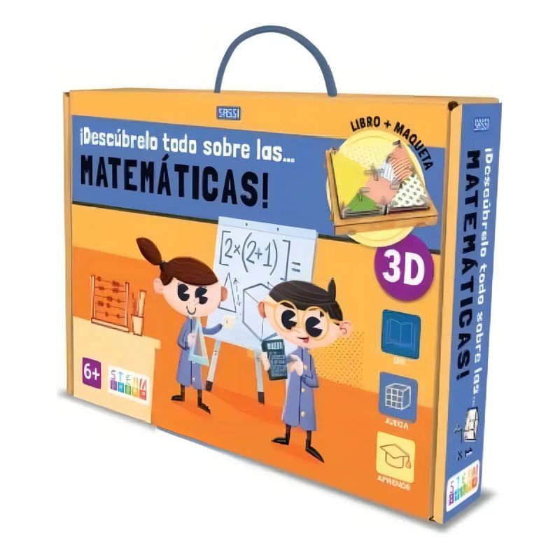 DESCUBRELO TODO SOBRE LAS MATEMATICAS - LIBRO + MAQUETA 3D (Nuevo)