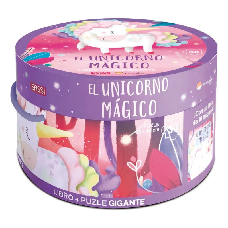 UNICORNIO MAGICO, EL - LIBRO + PUZZLE GIGANTE (Nuevo)