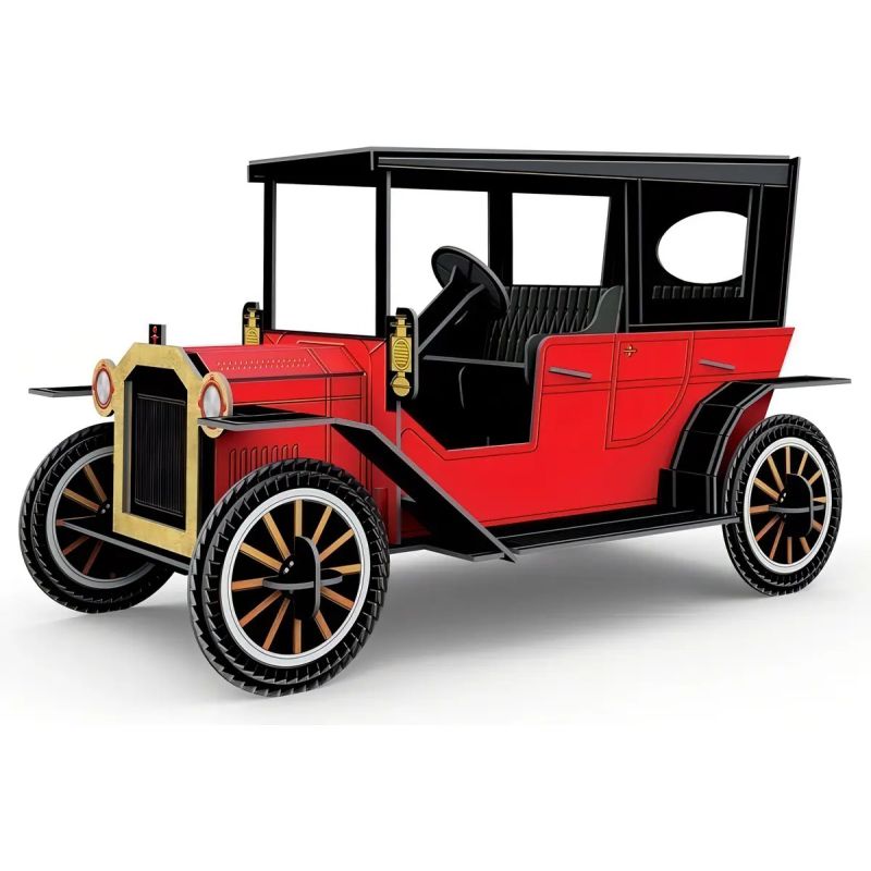 CONSTRUYE UN COCHE 3D - HISTORIA DEL AUTOMOVIL - LIBRO + MAQUETA (Nuevo) - Miniatura 2